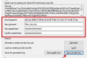 如何创建生成SSH密钥对
