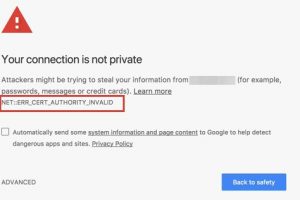 访问HTTPS页面提示ERR_CERT_INVALID错误怎么解决