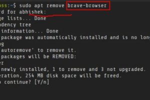 Ubuntu系统卸载应用程序常用命令