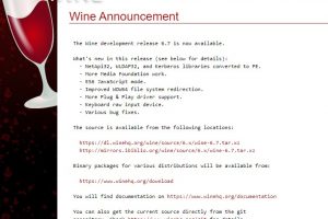 Wine 6.7版本发布新增ES6 JavaScript模式