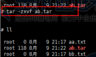 Linux常用命令示例