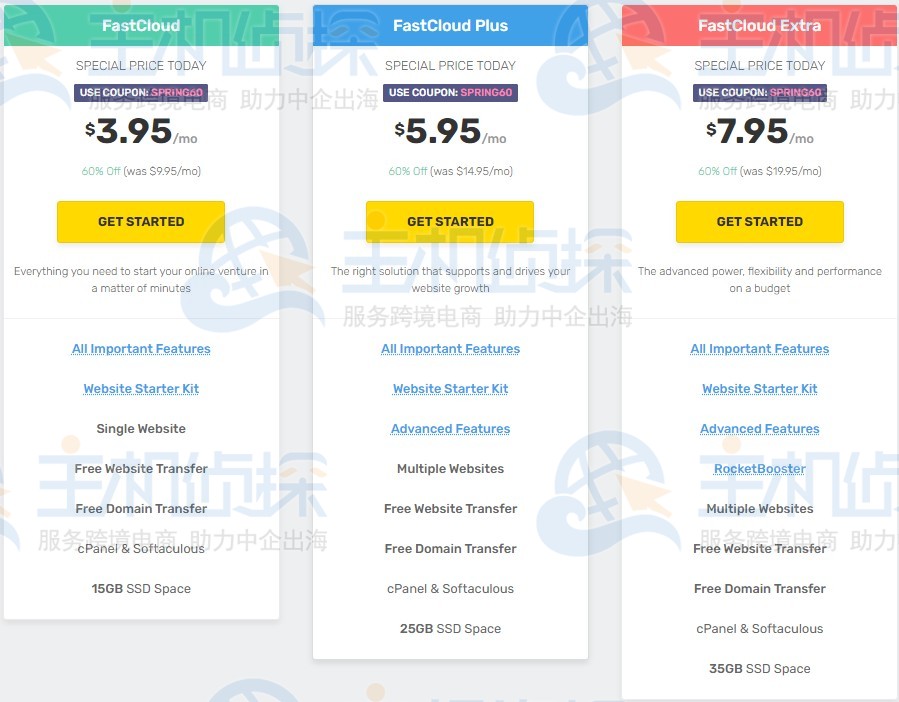 FastComet共享主机春季促销 限时享四折优惠