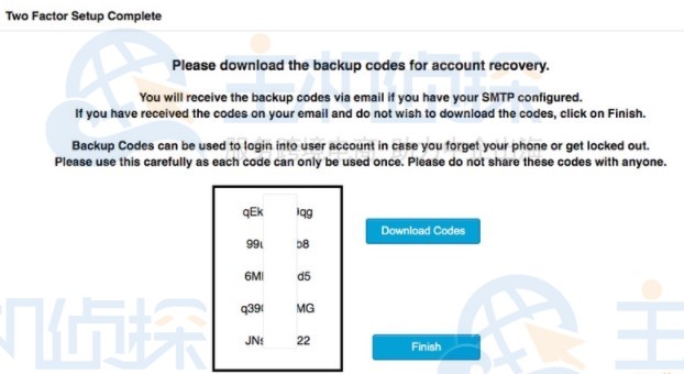 双因素身份验证代码