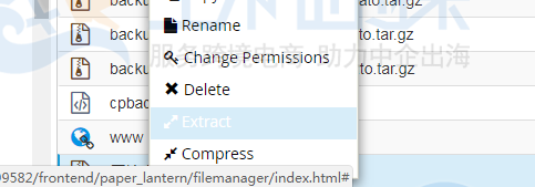 点击Extract