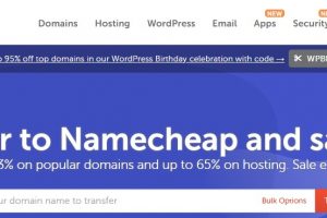 Namecheap域名转入