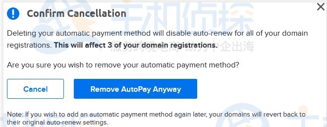 DreamHost美国主机如何关闭自动付款