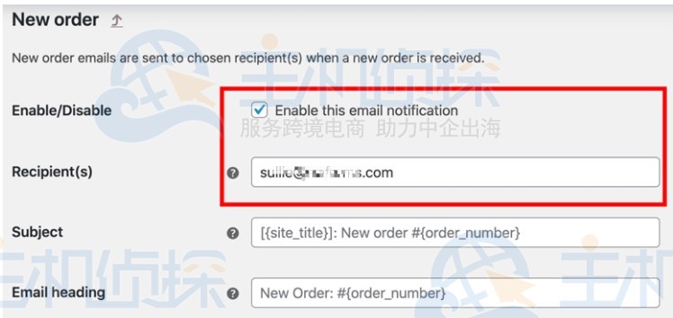 WooCommerce电子邮件