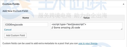 WordPress网站添加JavaScript