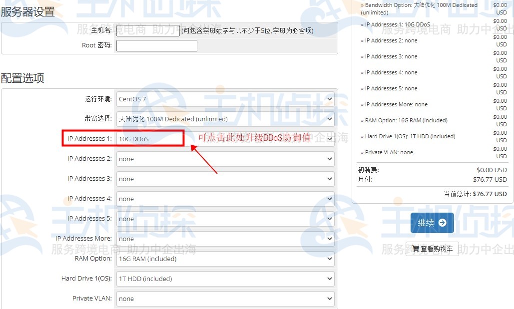 美国高防服务器