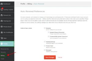 Namecheap域名自动续订