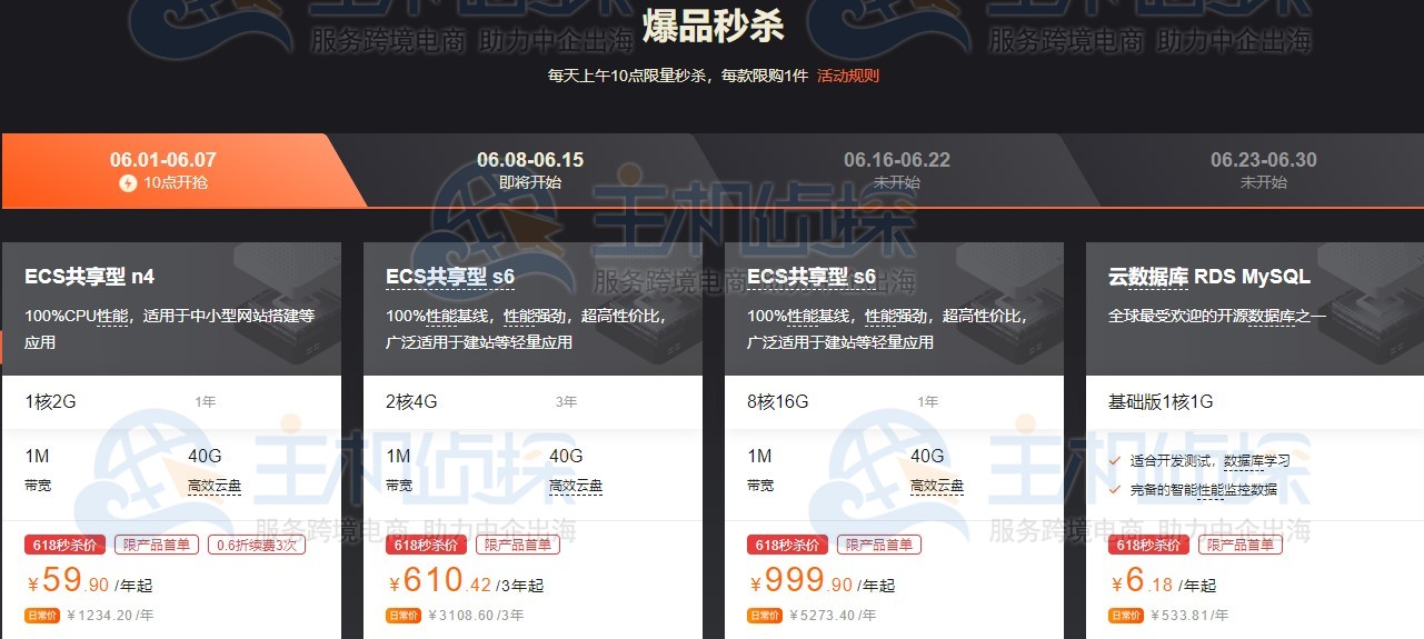 阿里云618特惠