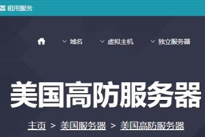 美国高防服务器