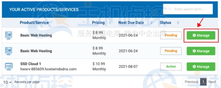 Hostwinds主机账户密码