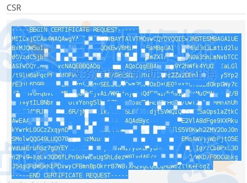 生成CSR文件