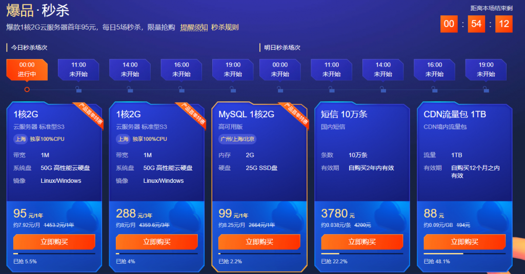 2021年腾讯云618年中大促