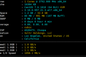 Vultr性能