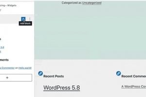 WordPress 5.8