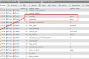 phpMyAdmin数据库列表