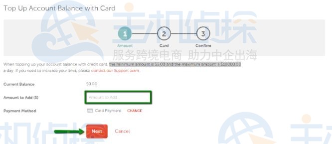 Namecheap账户充值