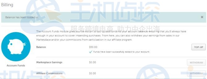 Namecheap账户充值