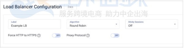 Vultr负载均衡器配置