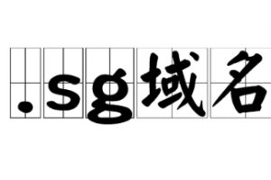 sg域名