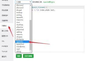 Typecho伪静态设置
