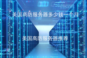 美国高防服务器推荐