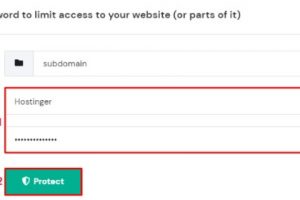 网站设置密码保护