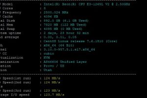 BlueHost美国服务器CPU和I/O读写