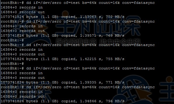 HostUS VPS香港机房性能/速度全面测评分析