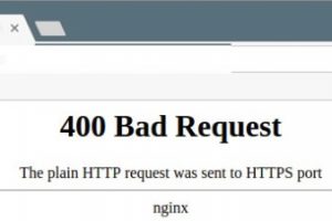 Nginx配置SSL证书报错400