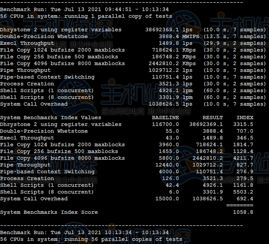 RAKsmart高配美国服务器跑分测试