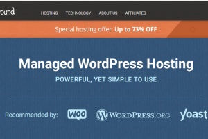 Siteground wordpress虚拟主机的首页