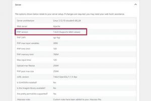 WordPress网站查看PHP版本