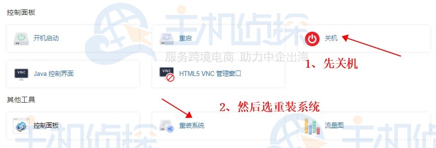 RAKsmart VPS重装系统步骤