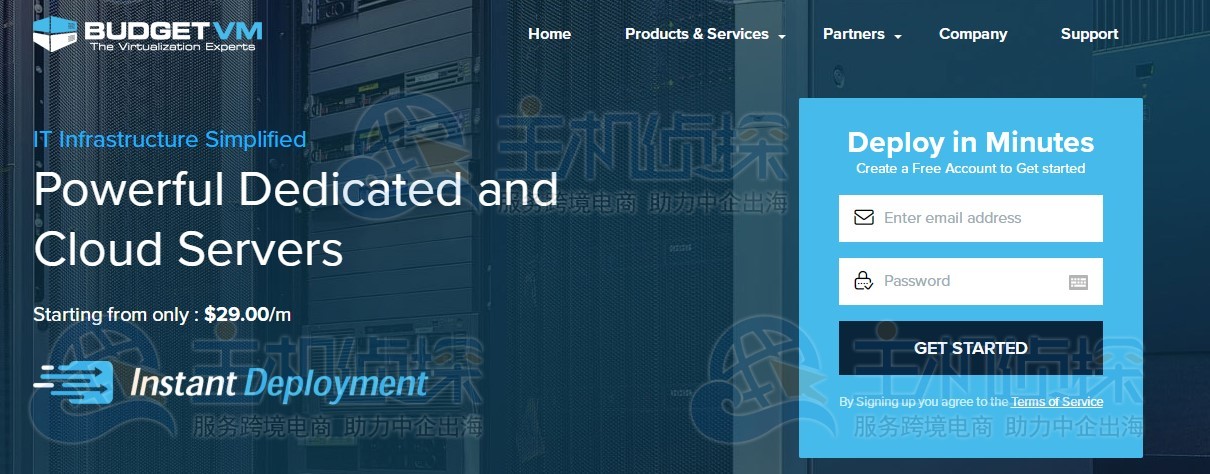BudgetVM不限流量VPS