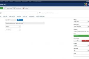 Joomla网站设置重定向和自定义登录