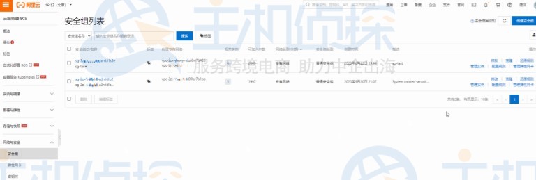阿里云安全组规则