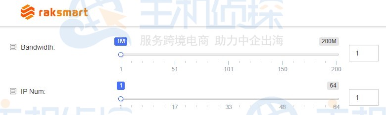 RAKsmart香港云服务器带宽及IP数量