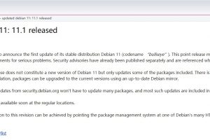 Debian 11.1