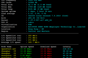 Megalayer新加坡VPS评测