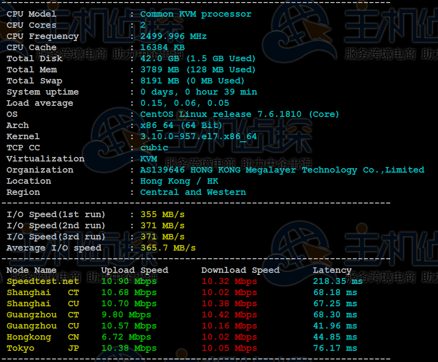 Megalayer新加坡VPS评测