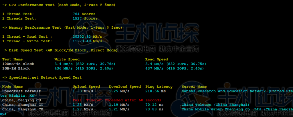 Megalayer新加坡VPS主机CPU内存现成测试