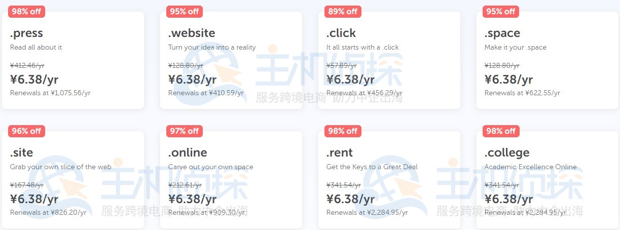 Namecheap99美分域名推荐