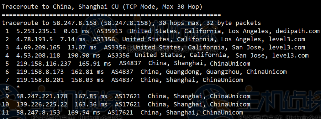 DediPath KVM SSD VPS主机洛杉矶机房综合评测