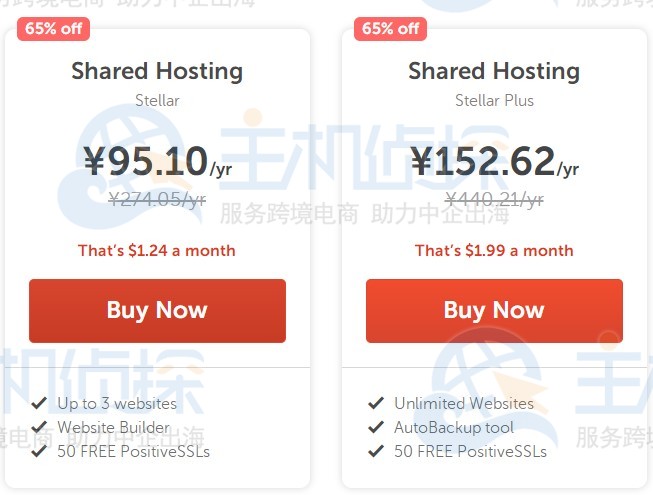 Namecheap共享主机优惠活动