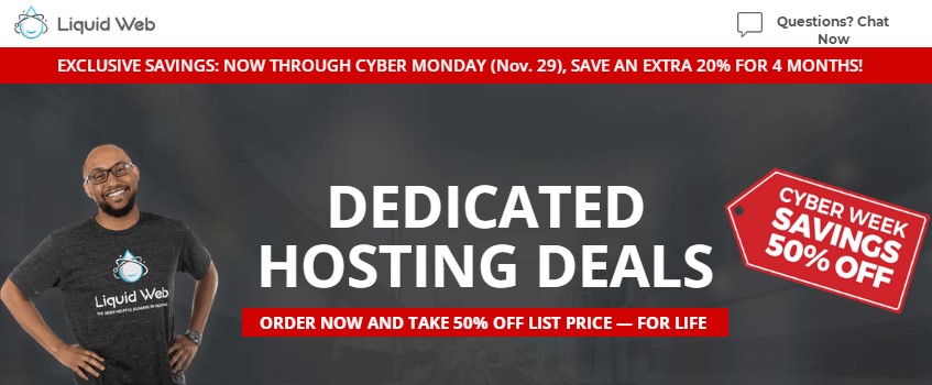 Liquid Web网络星期一优惠活动