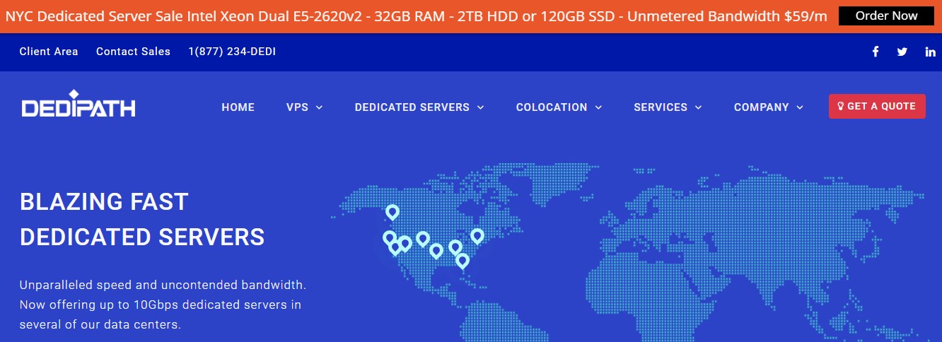 DediPath美国服务器促销