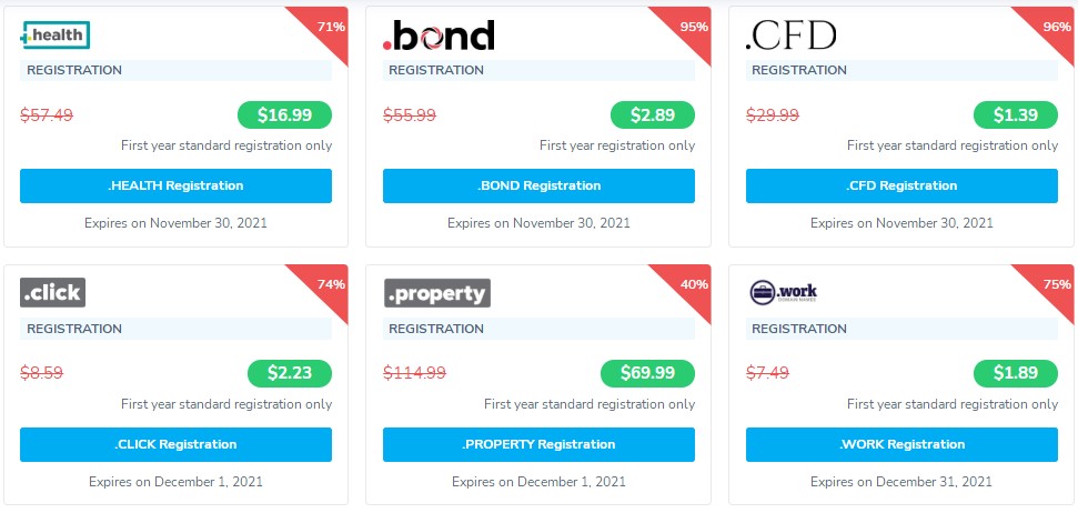 NameSilo优惠域名